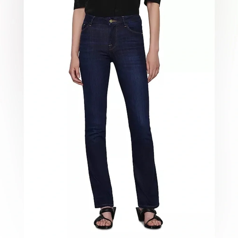FRAME Women's Le Mini Boot Jeans in Glade - Picture 2 of 10